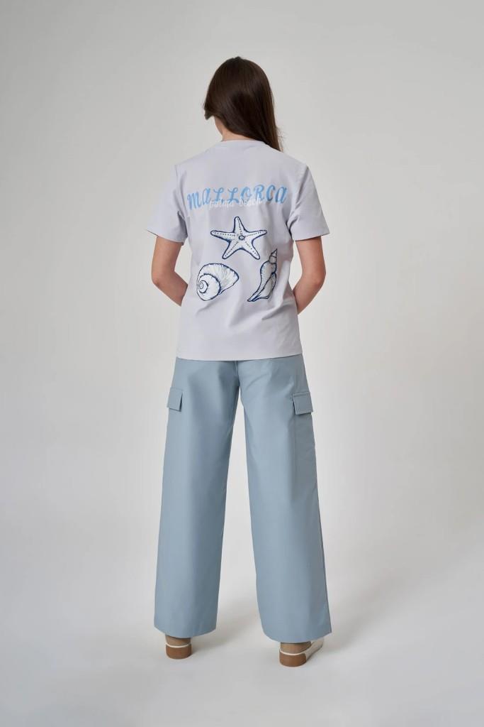 Exuma Kadın Buz Mavisi Tişört 1522110