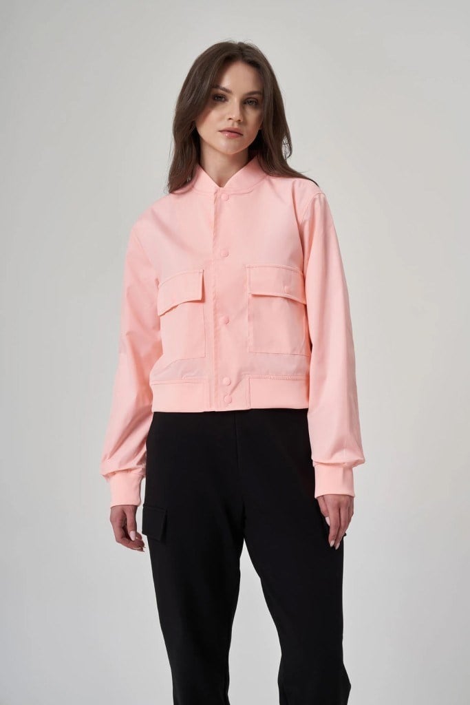EXUMA KADIN CEKET-1521158 PEMBE