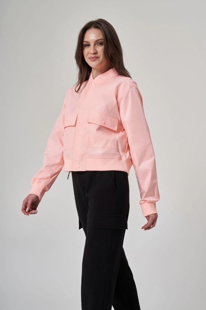 EXUMA KADIN CEKET-1521158 PEMBE