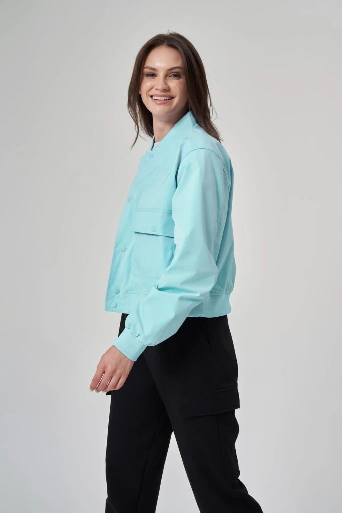 EXUMA KADIN CEKET SU MAVİSİ-1521158