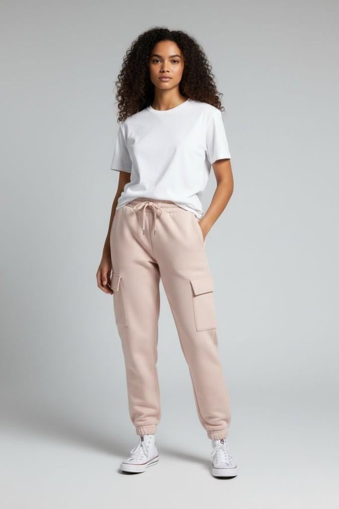 Exuma Kadın Pudra Eşofman Altı 1528010-Pudra