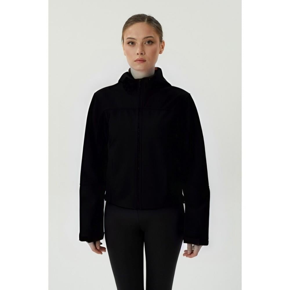 Exuma Kadın Siyah Softshell Mont 2421192