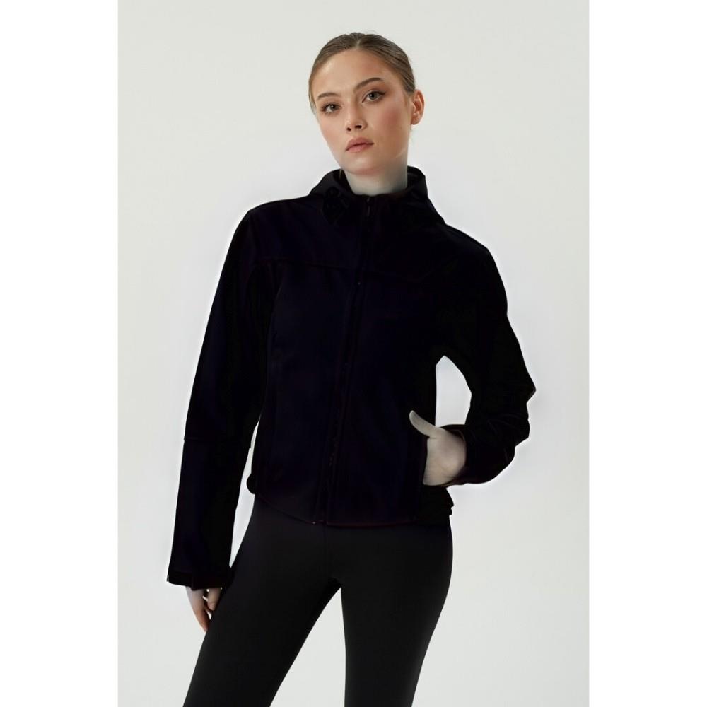 Exuma Kadın Siyah Softshell Mont 2421192