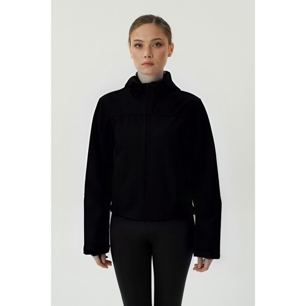 Exuma Kadın Siyah Softshell Mont 2421192