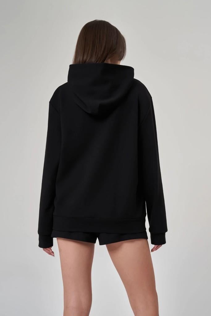 Exuma Kadın Siyah Sweatshirt 1529112-SİYAH