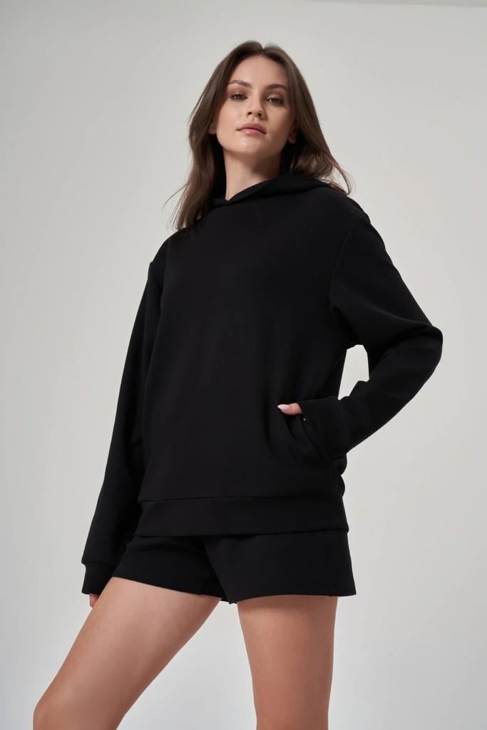 Exuma Kadın Siyah Sweatshirt 1529112-SİYAH