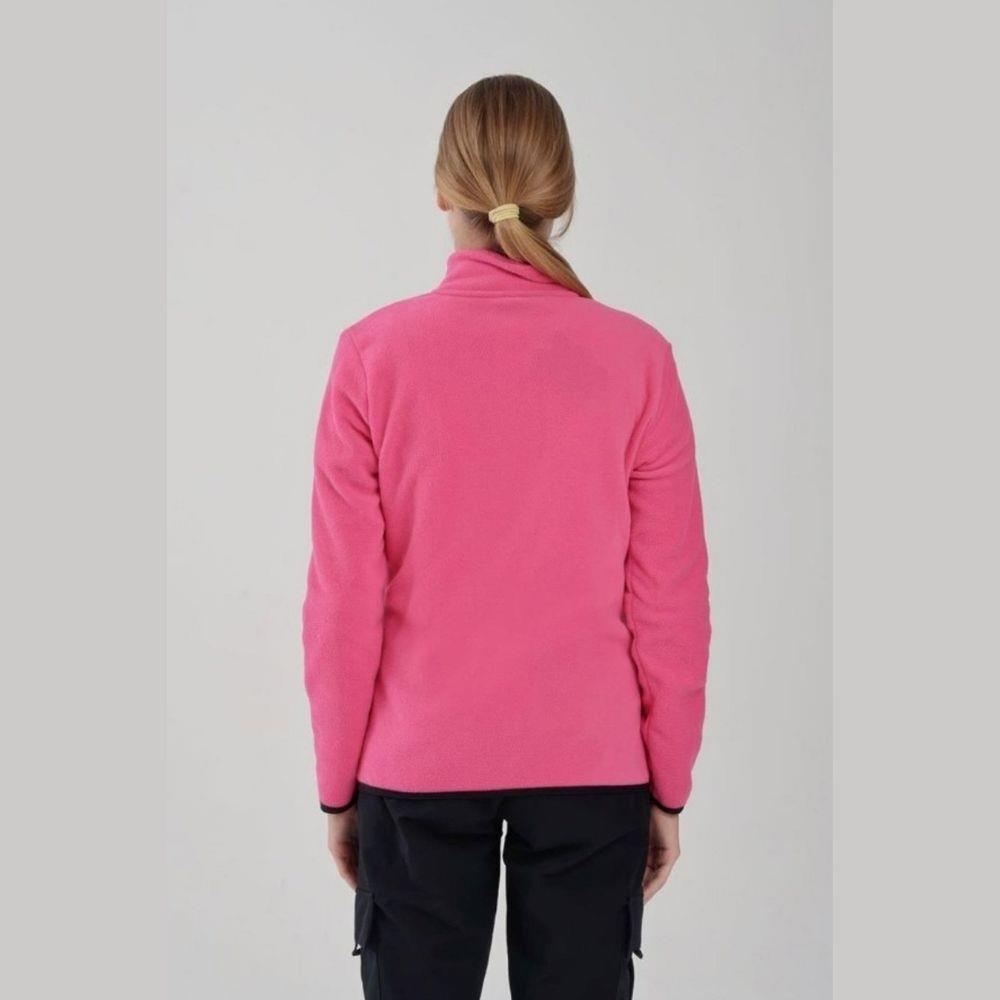 Exuma Kadın Tam Fermuarlı Polar 2322003 - Pembe