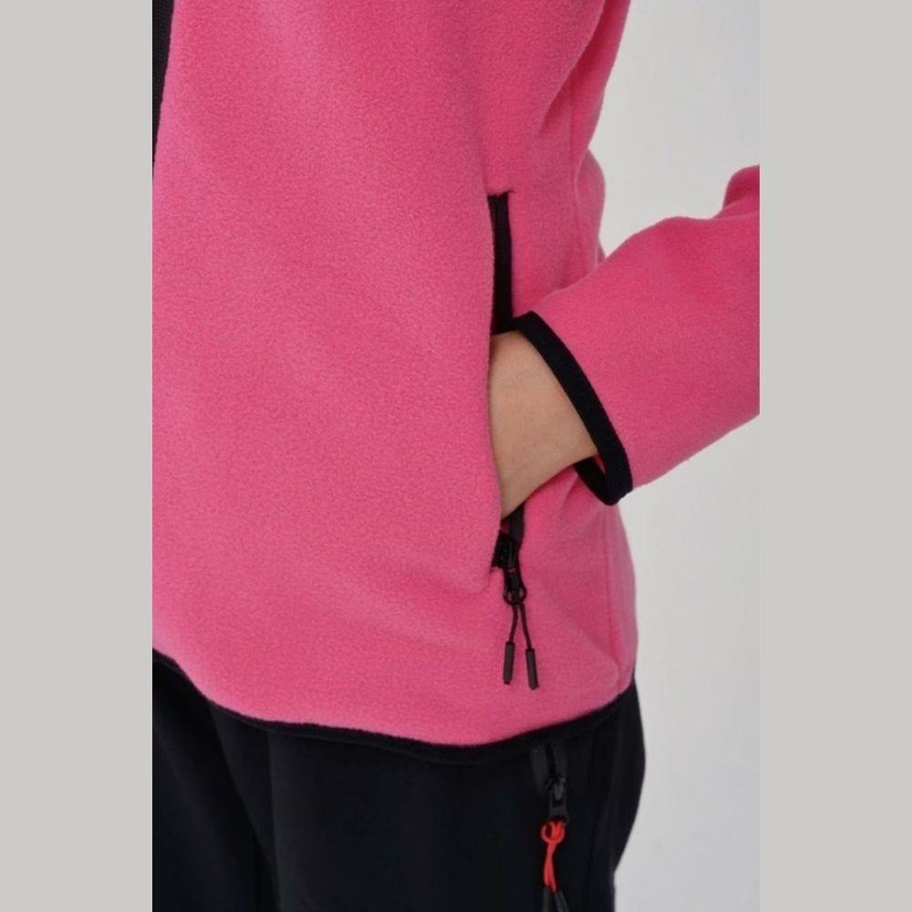 Exuma Kadın Tam Fermuarlı Polar 2322003 - Pembe