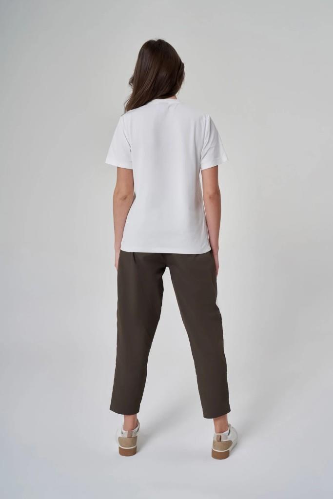 EXUMA KADIN TSHIRT-1522117 BEYAZ