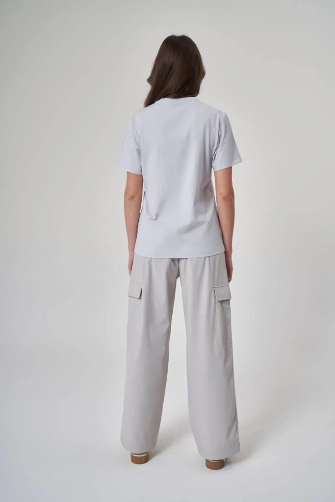 EXUMA KADIN TSHIRT-1522117 -BUZ MAVİSİ