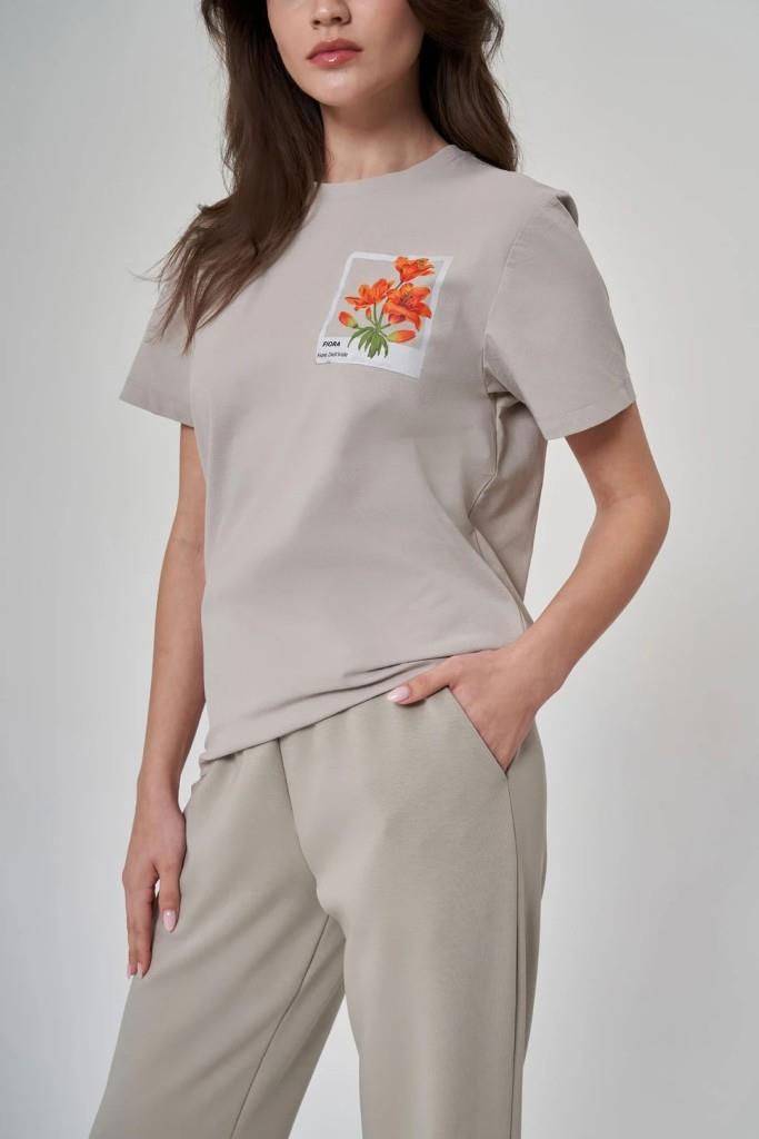 EXUMA KADIN TSHIRT-1522117-KUM