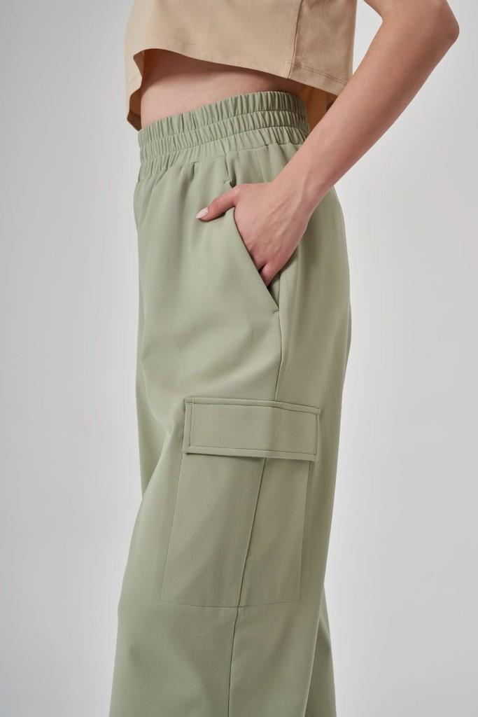 Exuma Kadın Yeşil Pantolon 1523021-YEŞİL