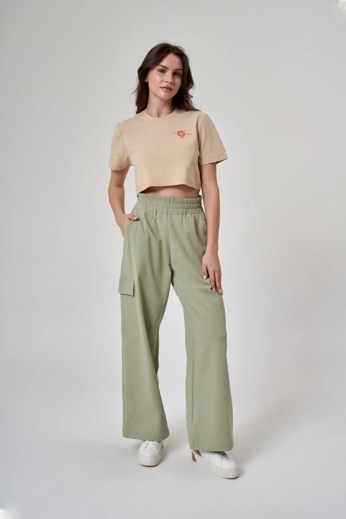 Exuma Kadın Yeşil Pantolon 1523021-YEŞİL