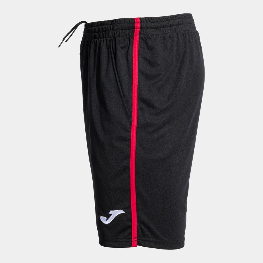 Joma 102252.106 Open III Erkek Siyah Kırmızı Tenis Şort