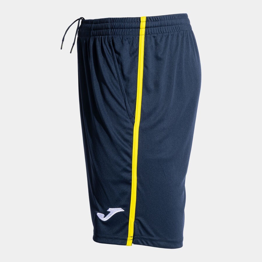 Joma 102252.339 Open III Erkek Lacivert Sarı Tenis Şort
