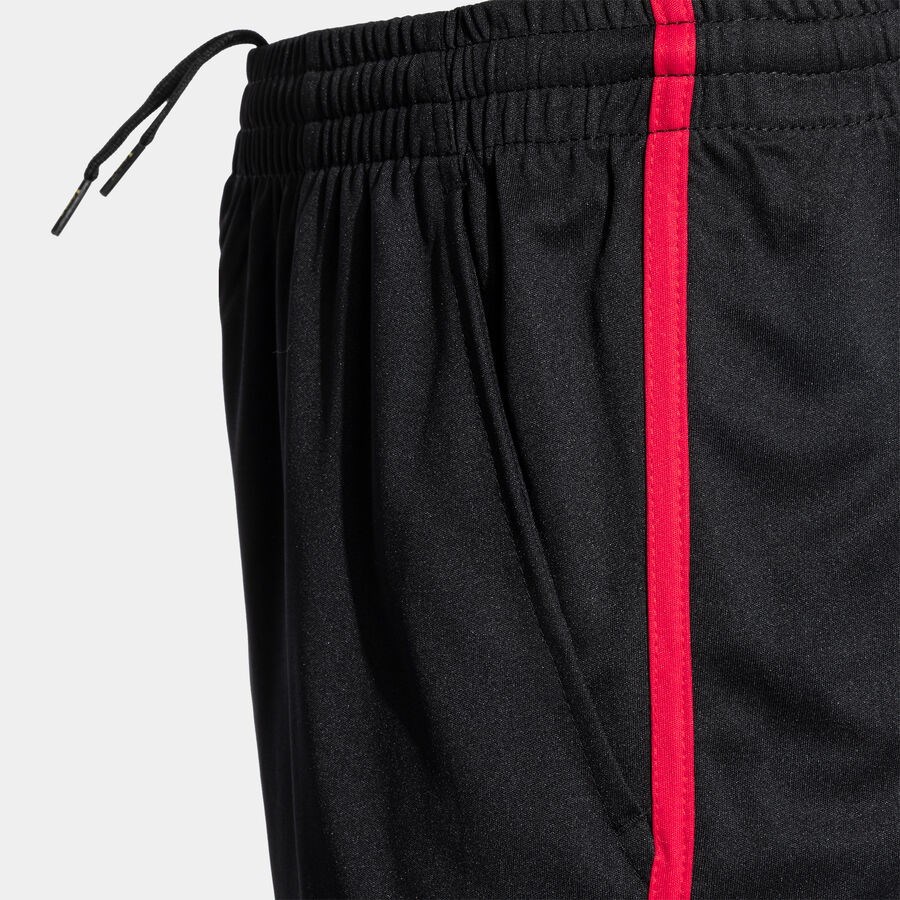 Joma 102252.106 Open III Erkek Siyah Kırmızı Tenis Şort