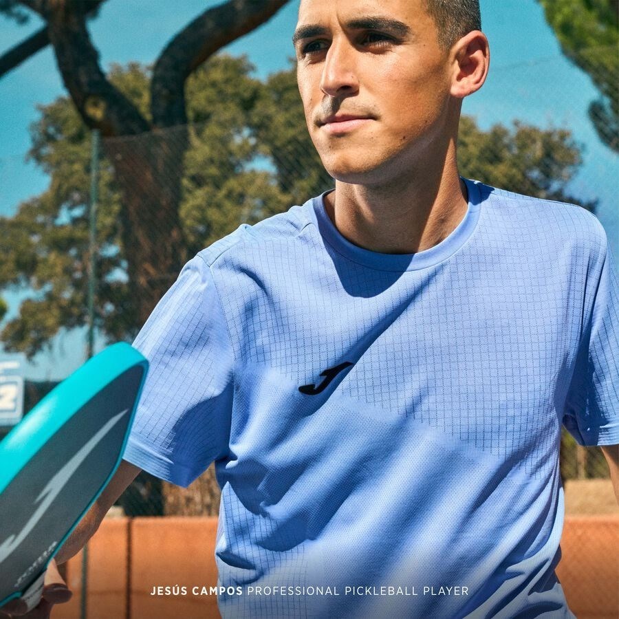 Joma 103984.715 Challenge Erkek Tenis Tişört - Açık Mavi
