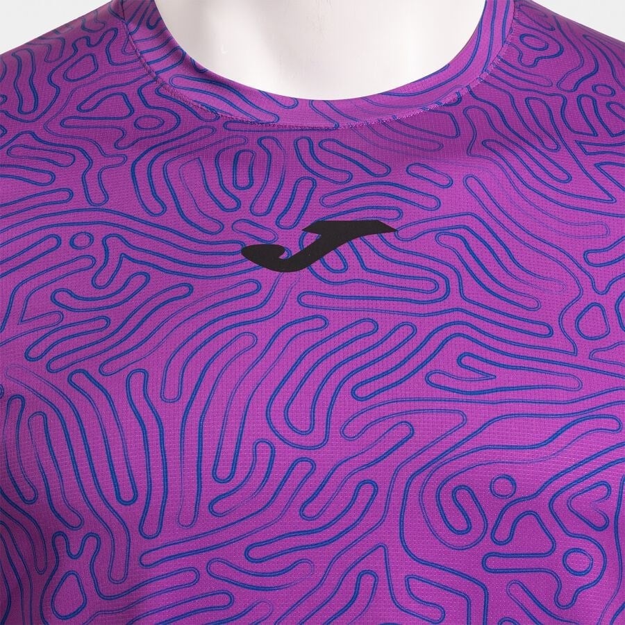 Joma 103993.581 R-Nature Sleeve Erkek Mor Spor Tişört