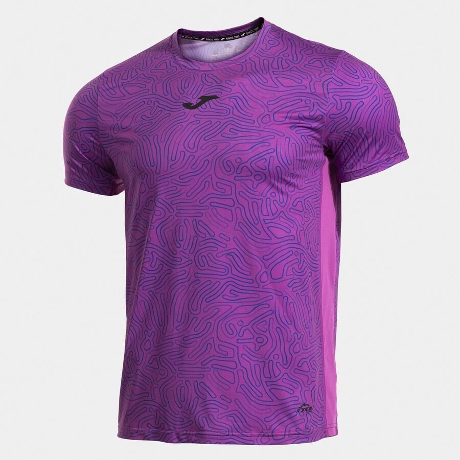Joma 103993.581 R-Nature Sleeve Erkek Mor Spor Tişört