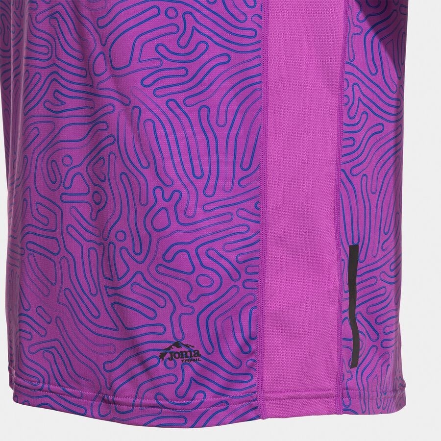 Joma 103993.581 R-Nature Sleeve Erkek Mor Spor Tişört