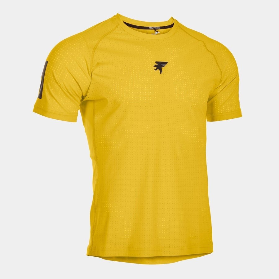 Joma 104643.922 Explorer Erkek Kısa Kollu Tişört - Sarı/Siyah