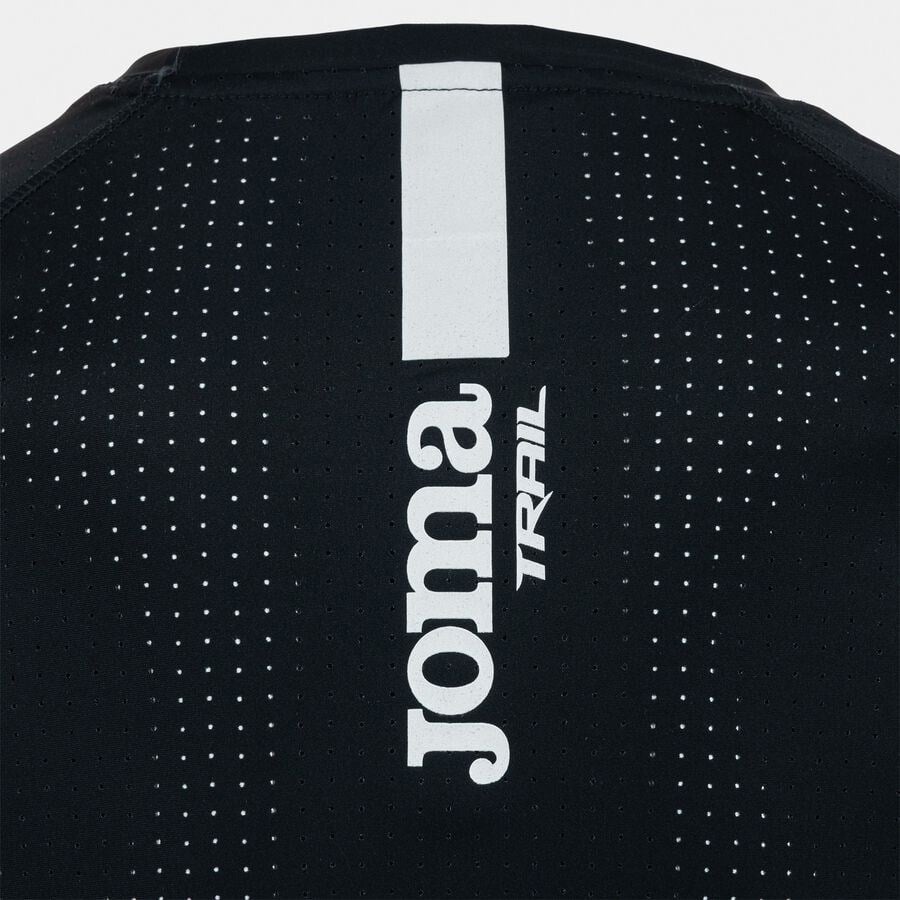 Joma 104644.100 R-Trail Nature Erkek Kısa Kollu Tişört - Siyah/Beyaz