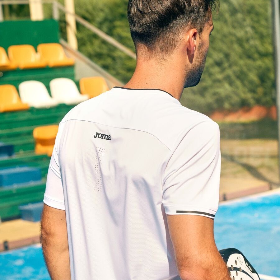 Joma 104778.200 Torneo Erkek Tenis Tişört - Beyaz