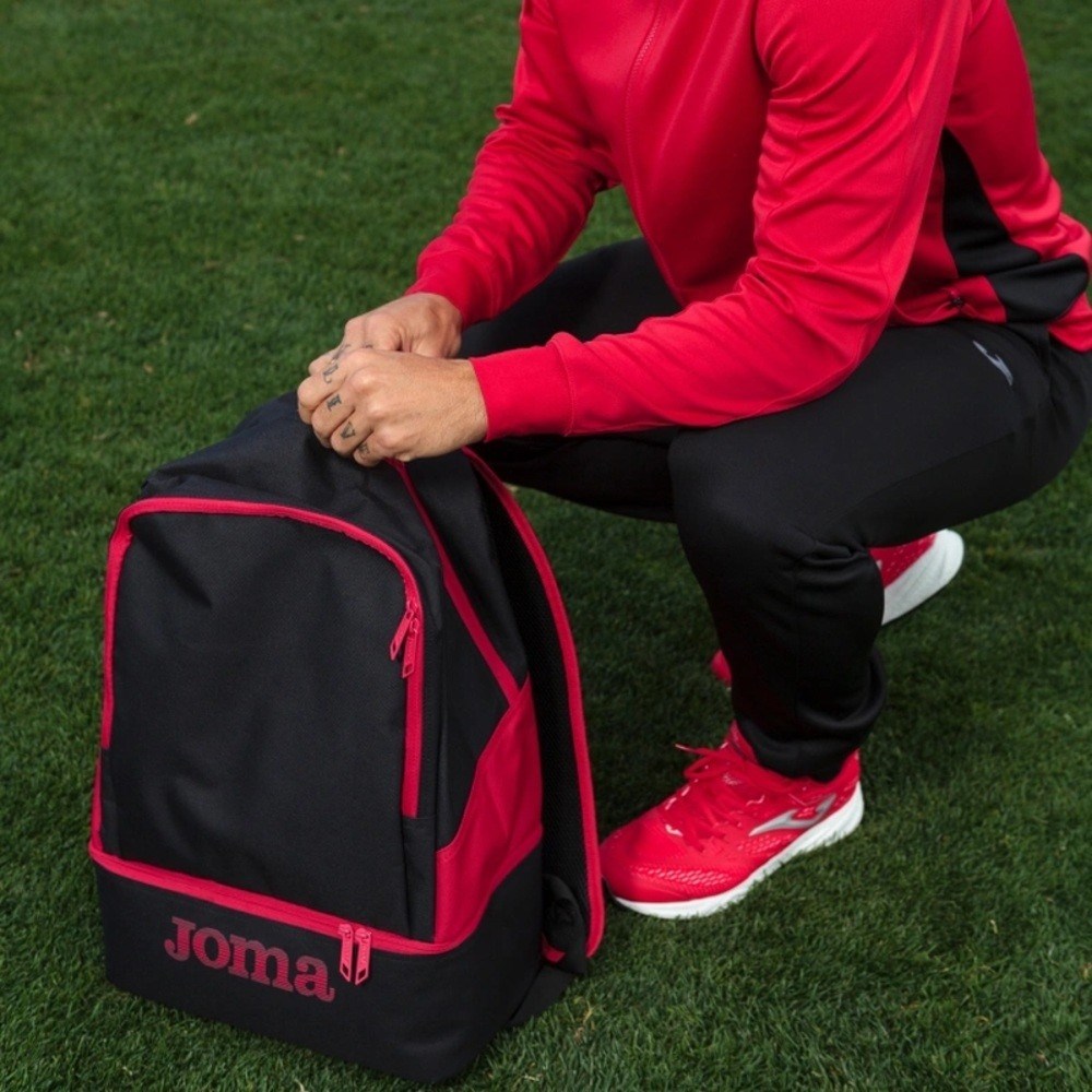 Joma 400234.106 Estadio III Sırt Çantası - Siyah/Kırmızı