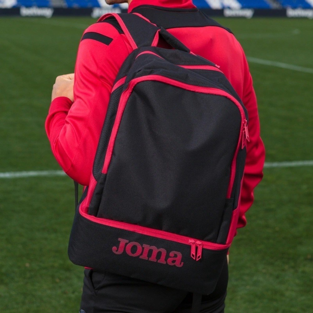 Joma 400234.106 Estadio III Sırt Çantası - Siyah/Kırmızı