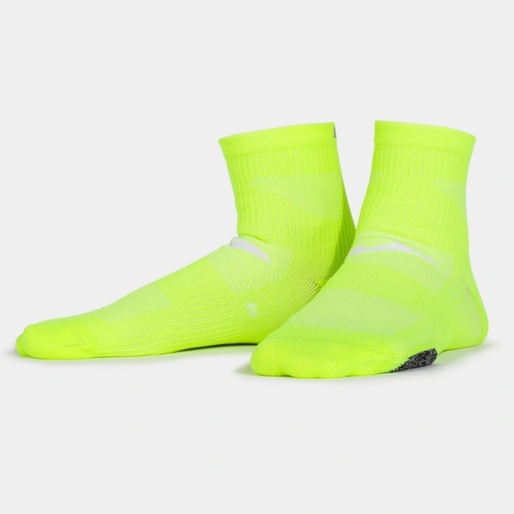 Joma 400777.226 Unisex 3'lü Koşu Çorabı - Yeşil/Sarı