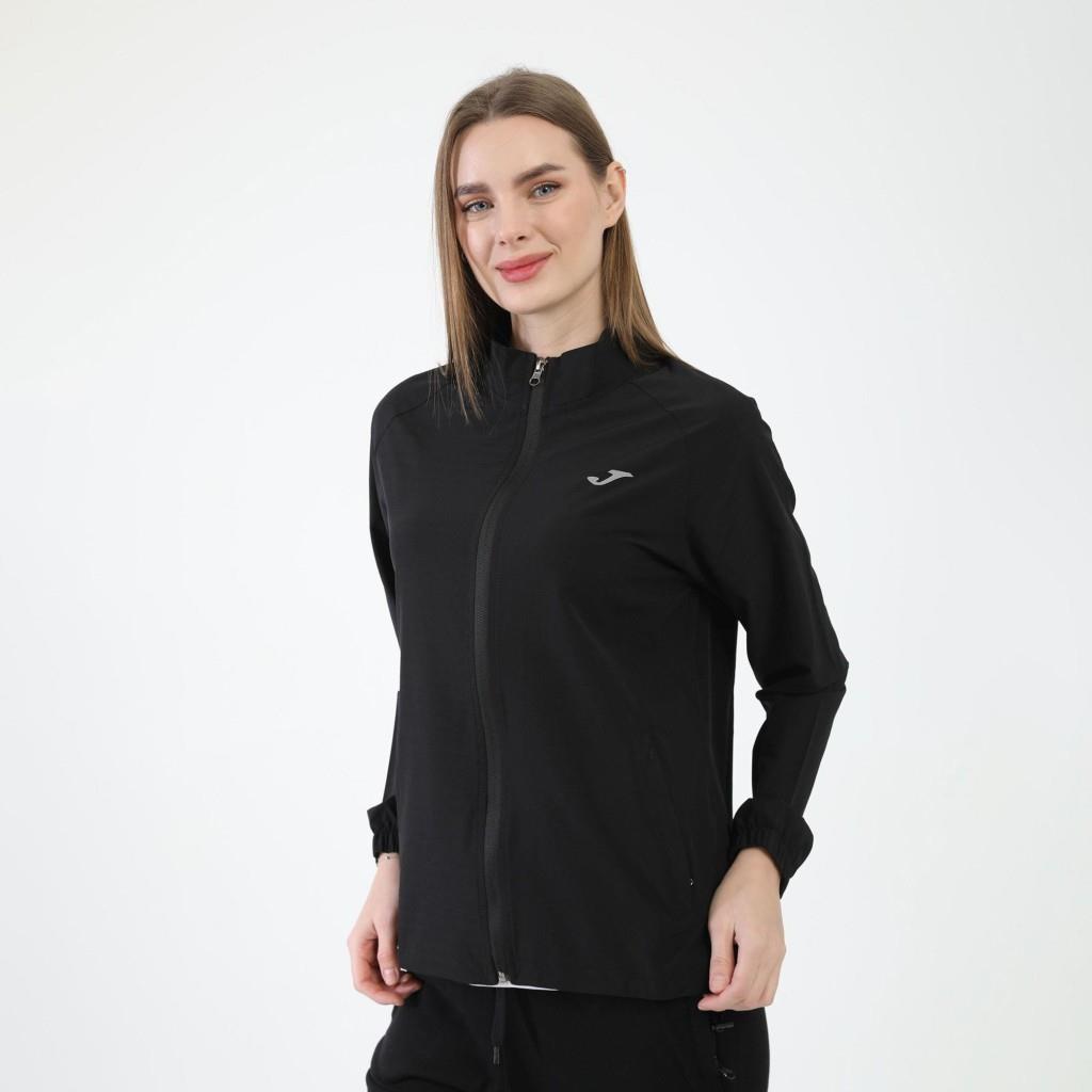 Joma 6231301 Kadın Önden Fermuarlı Siyah Sweat