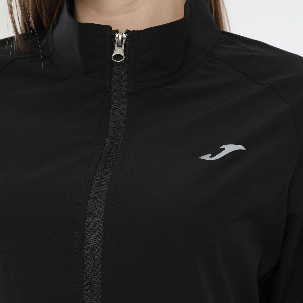 Joma 6231301 Kadın Önden Fermuarlı Siyah Sweat