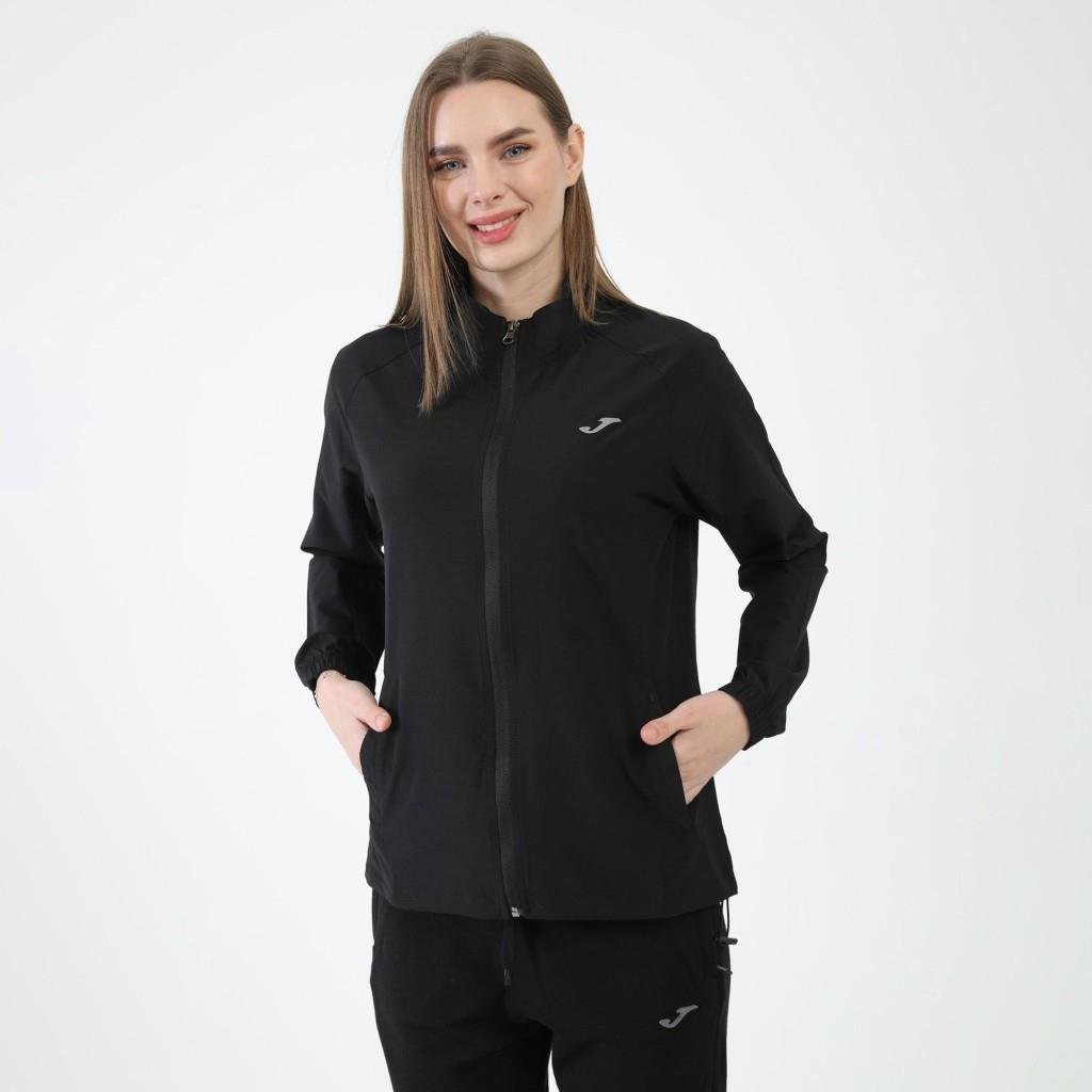Joma 6231301 Kadın Önden Fermuarlı Siyah Sweat