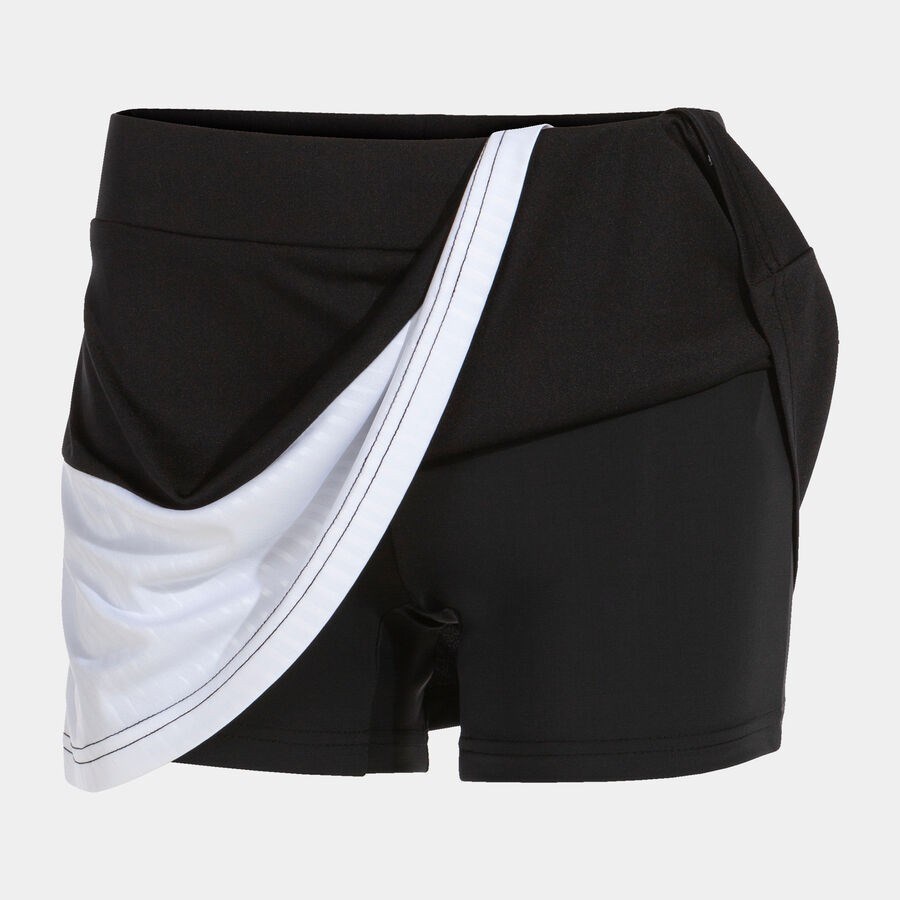 Joma 901859.102 Kadın Beyaz Siyah Kadın Tenis Etek