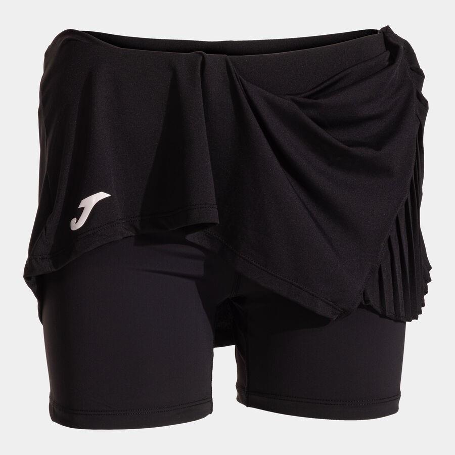 Joma 902076.100 Kadın Siyah Tenis Etek