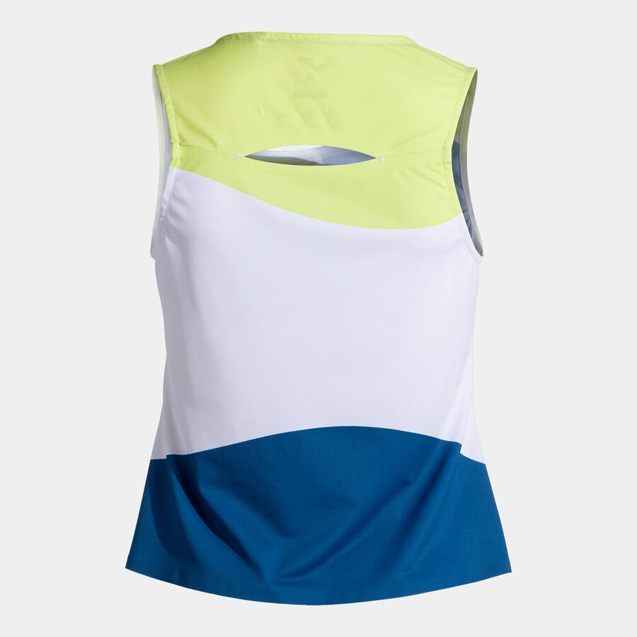 Joma 902366.407 Challenge Kadın Kolsuz Tişört - Mavi/Yeşil