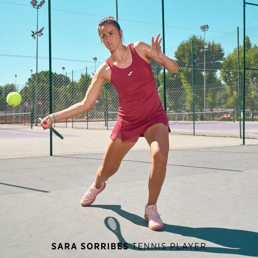 Joma 902600.686 Challenge Kadın Tenis Elbisesi - Bordo