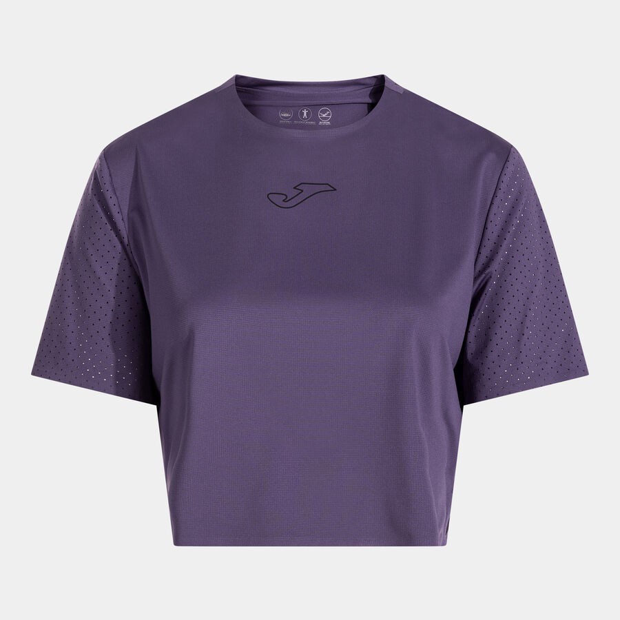 Joma 902669.579 R-Night Kadın Mor Spor Crop Tişört