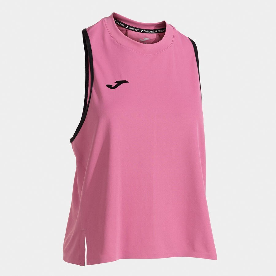 Joma 902683.549 Smash Kadın Kolsuz Tenis ve Padel Tişörtü - Pembe