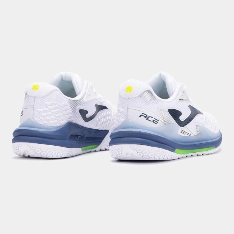 Joma Ace Erkek Beyaz Toprak & Sert Kort Tenis Ayakkabısı TACES2502AC