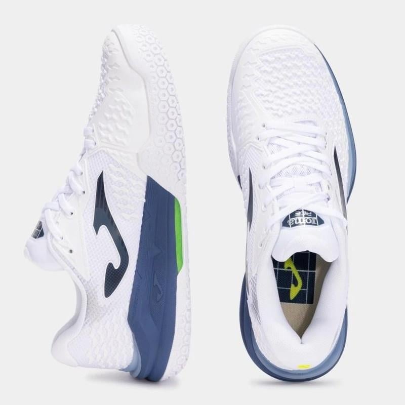 Joma Ace Erkek Beyaz Toprak & Sert Kort Tenis Ayakkabısı TACES2502AC