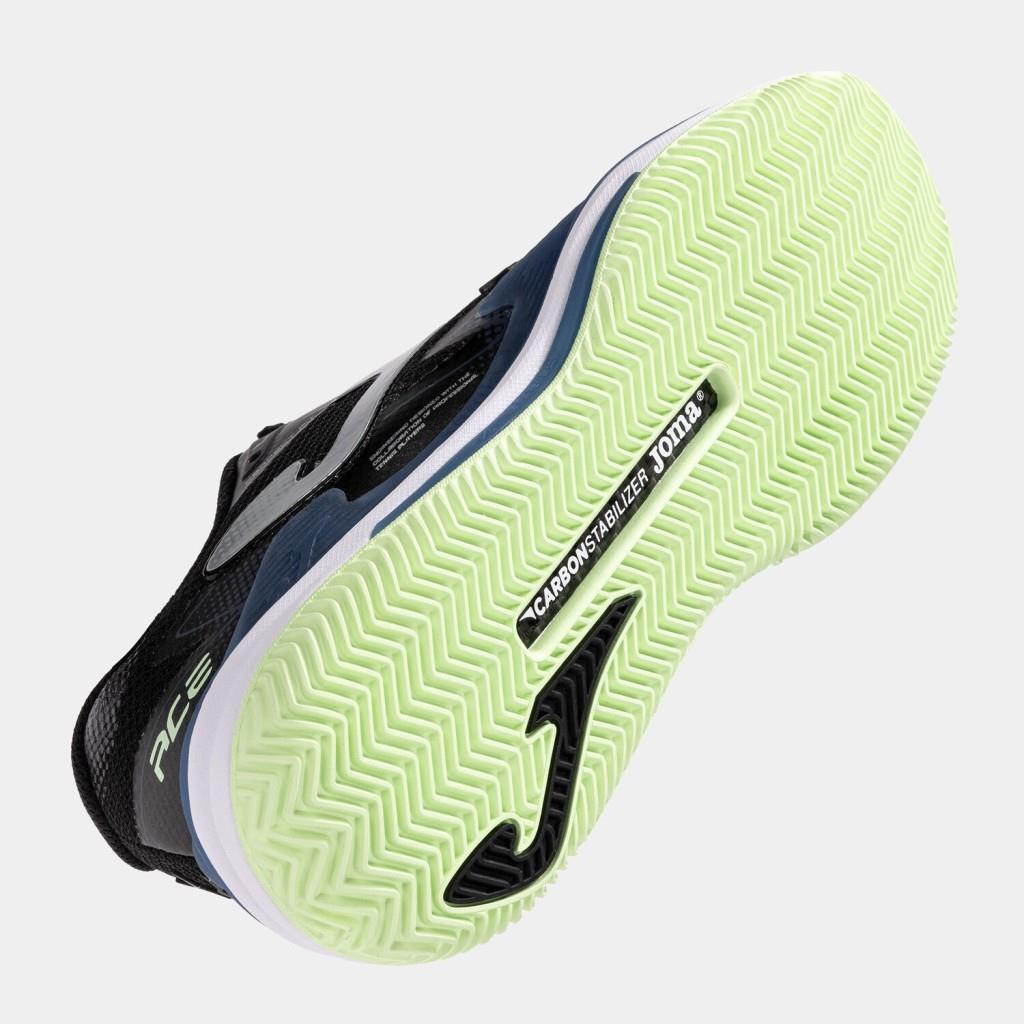 Joma Ace Kadın Siyah Toprak Kort Tenis Ayakkabısı TACLS2501C