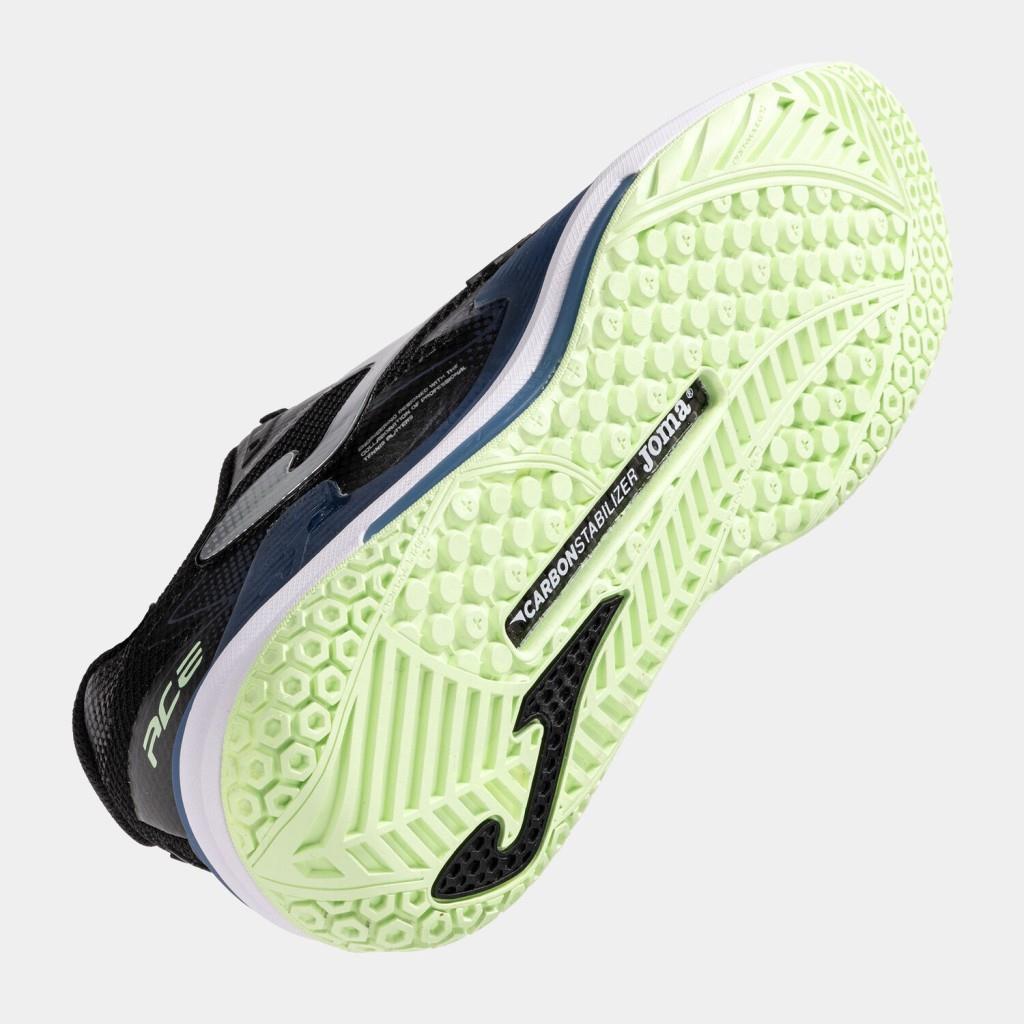 Joma Ace Kadın Siyah Toprak & Sert Kort Tenis AyakkabısıTACLS2501AC