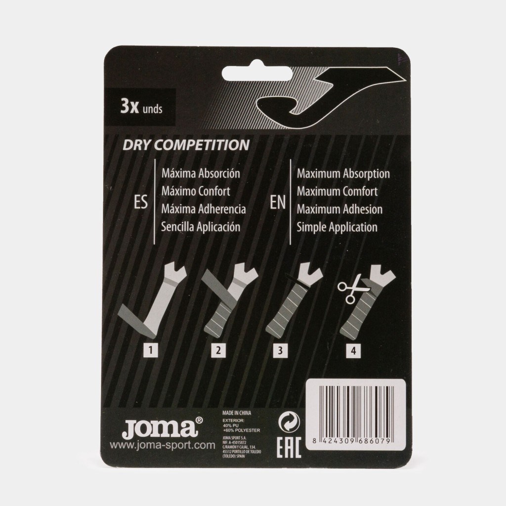 Joma Beyaz Tenis Overgrip 3'lü