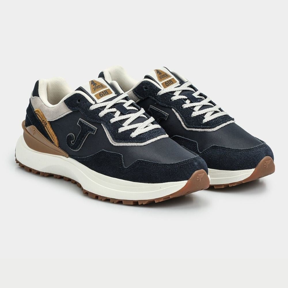 Joma C618S2603 C.618 Heritage Erkek Sneaker - Lacivert/Kahve
