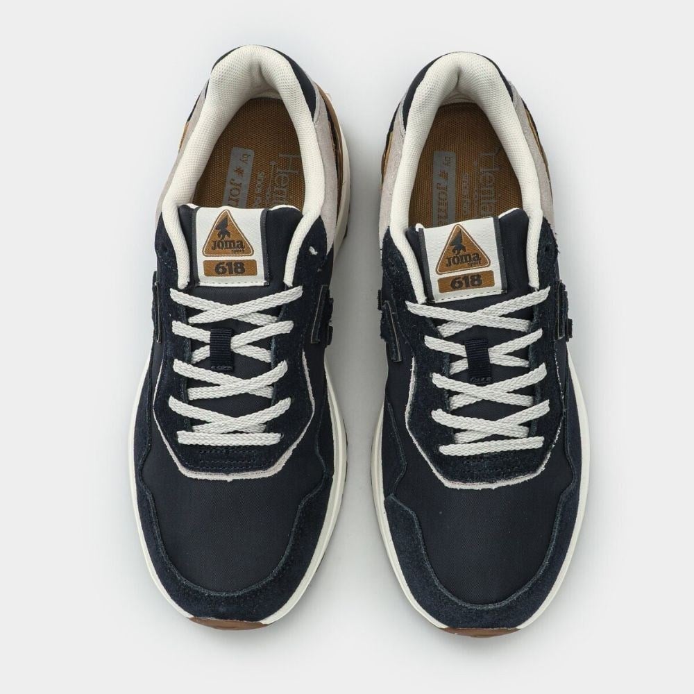 Joma C618S2603 C.618 Heritage Erkek Sneaker - Lacivert/Kahve