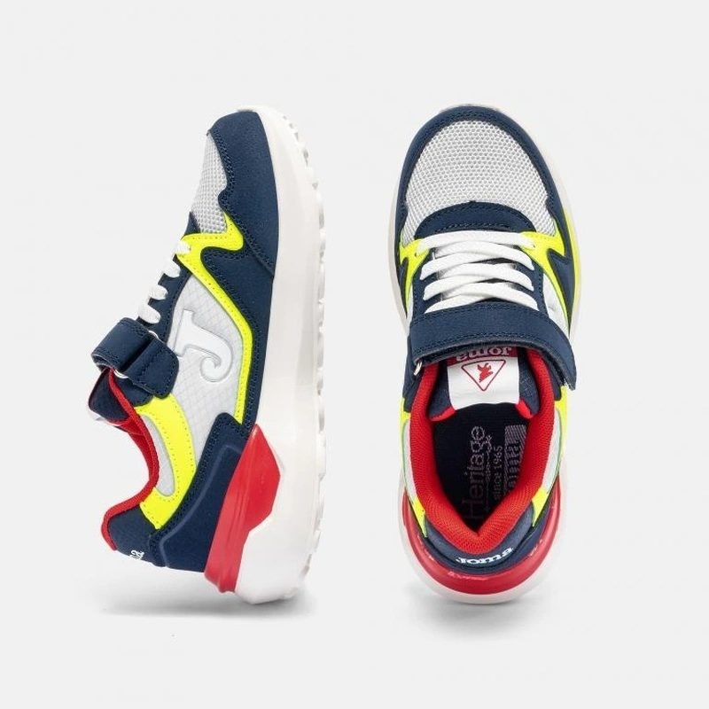 Joma J3080S2603V C.3080 JR Çocuk Günlük Spor Ayakkabısı - Lacivert/Sarı