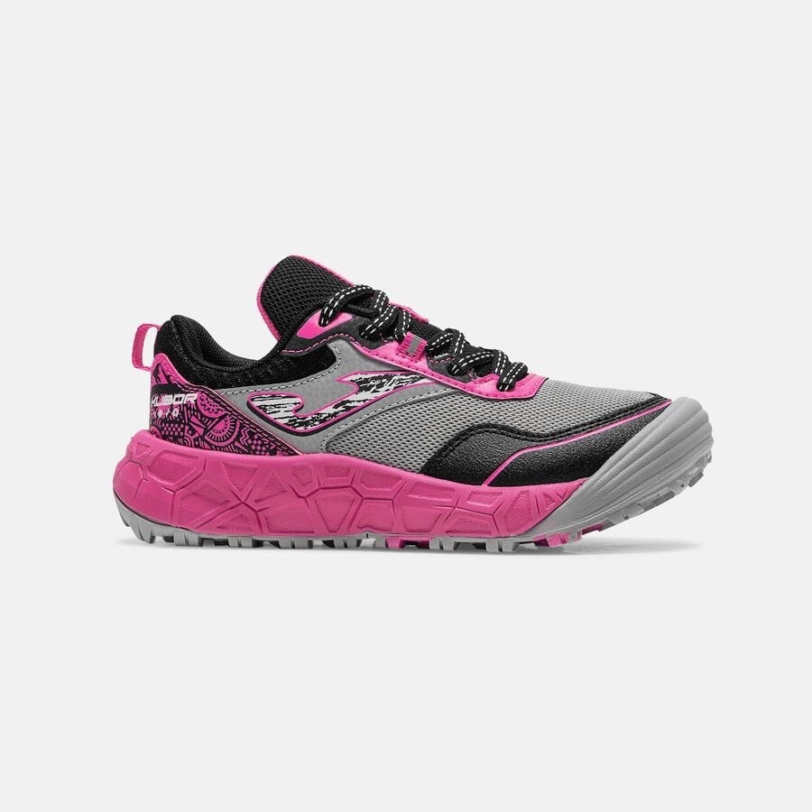 Joma JKUBS2622 Kubor Jr Kız Çocuk Outdoor ve Trail Ayakkabısı - Gri/Pembe