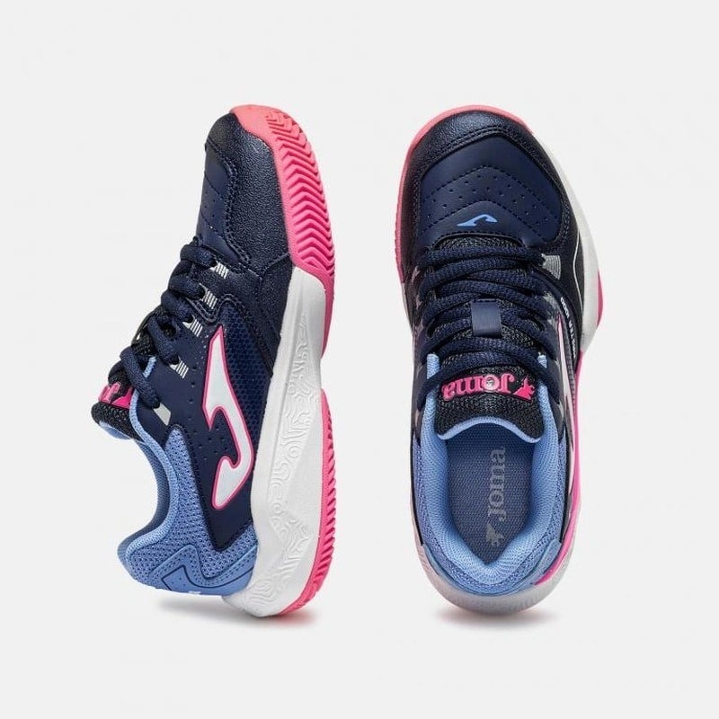 Joma JMATS2633C Master 1000 JR Kız Çocuk Tenis ve Padel Ayakkabısı Lacivert Pembe 
