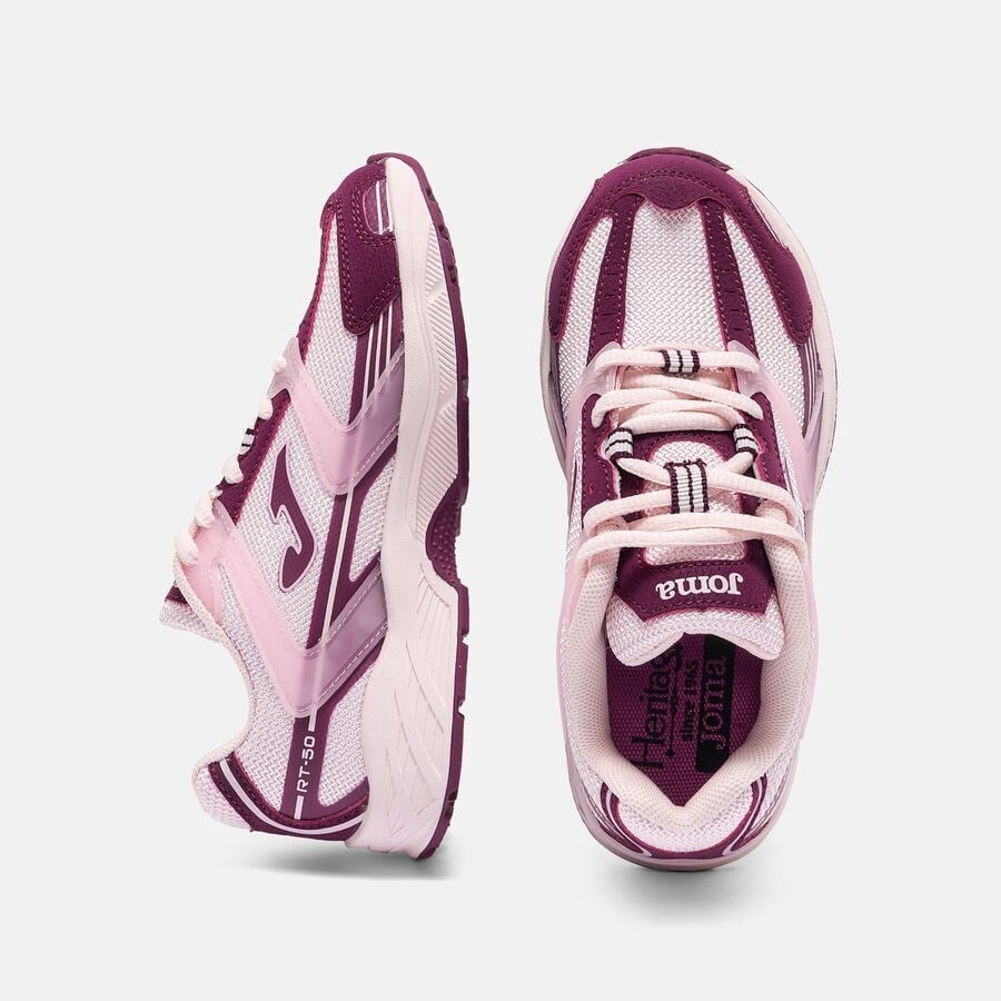 Joma JRT50S2619 RT-50 Jr Kız Çocuk Günlük Spor Ayakkabısı - Bordo/Pembe
